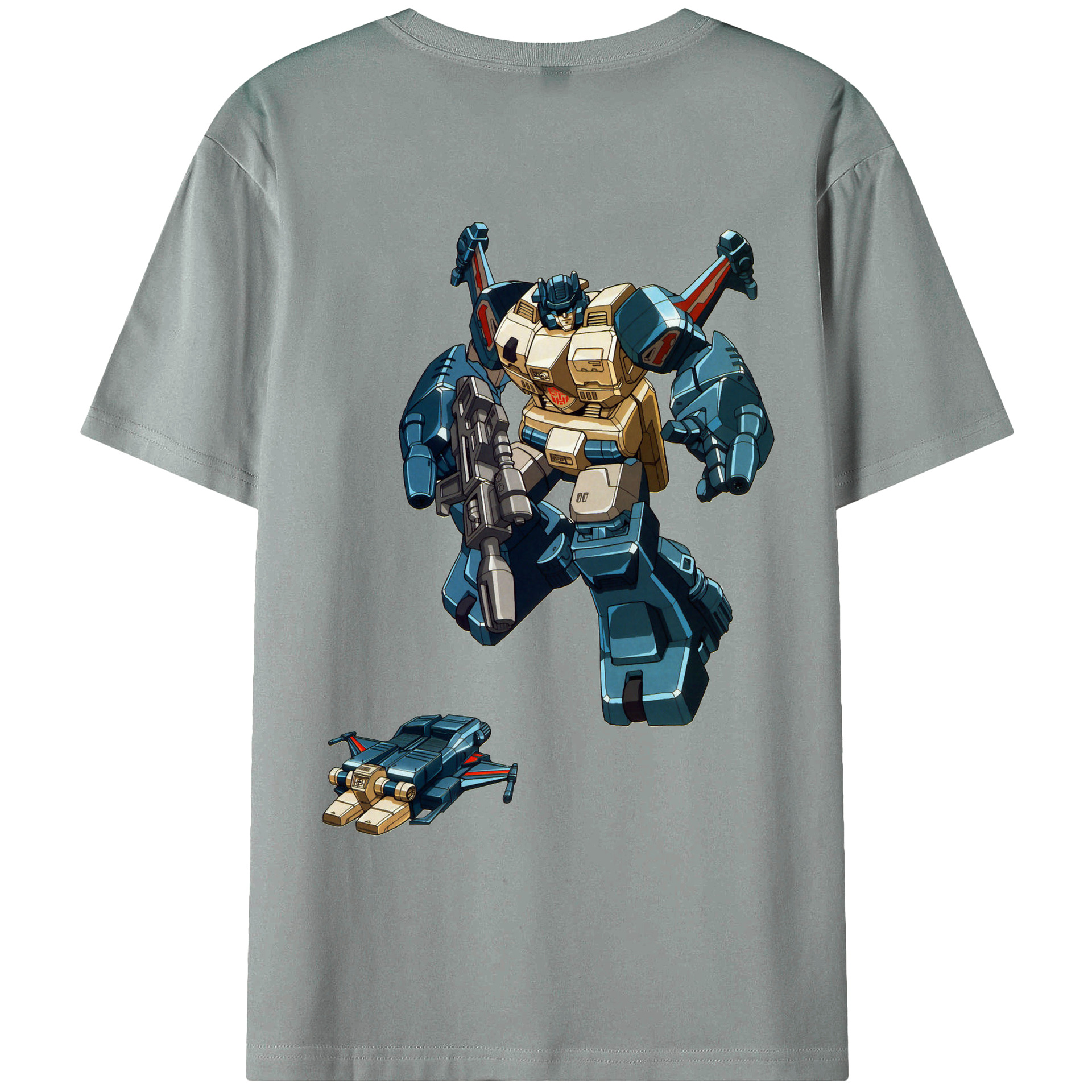 （画像用）  綿100％ メンズ半袖Tシャツ（バックプリント） 通気性